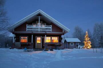 Фото номера Вилла с 3 спальнями Шале Lovely Cottage by Ounasjoki г. Marraskoski 90
