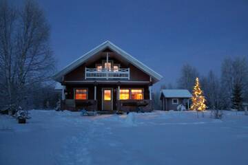 Фото номера Вилла с 3 спальнями Шале Lovely Cottage by Ounasjoki г. Marraskoski 39